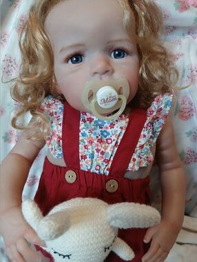 24" Reborn SANDIE Toddler Girl  Collectable Kids Toy Therapy Baby Doll